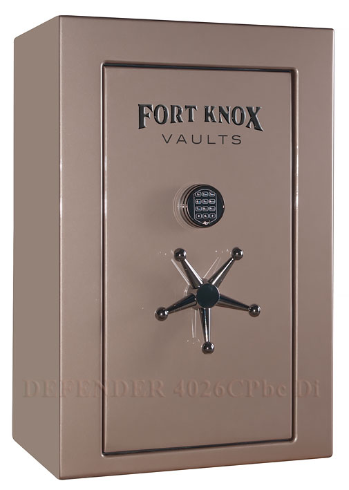 Сейф с возможностью крепить на пол Fort Knox® Defender 4026CPbc Di