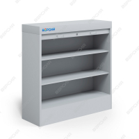 Шкаф роллетный в паркинг, 2 полки ШРЛ-1200 (1200х1200х400)