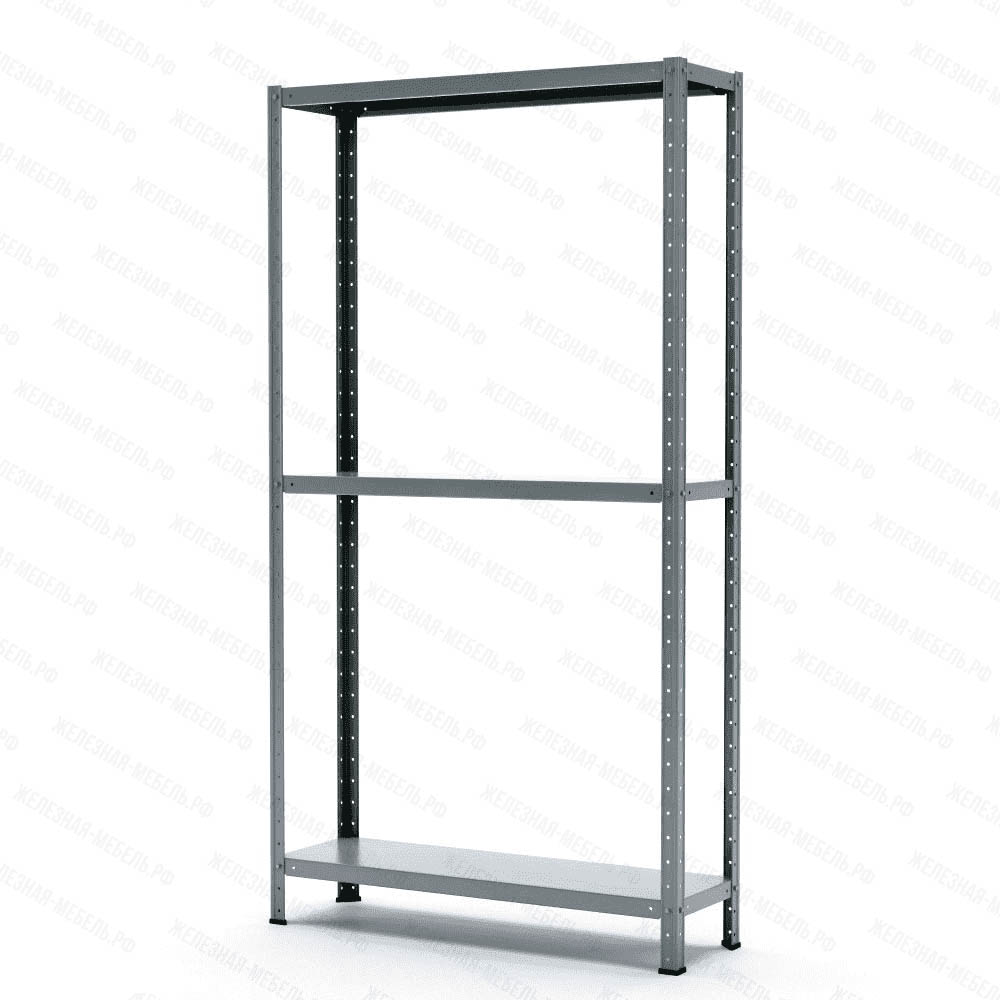 Стеллаж для склада MS Hard 185x100x30 (3 полки)