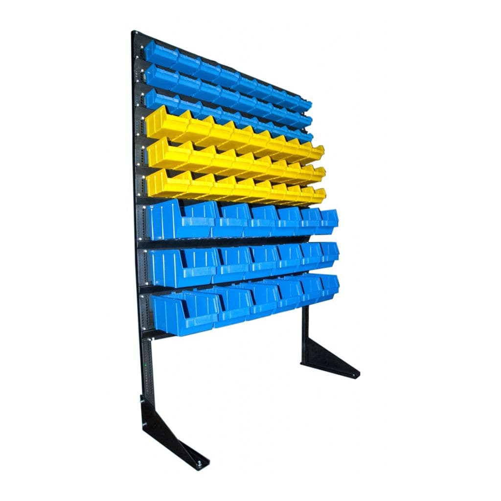 Стеллаж с пластиковыми ящиками для метизов 1501-3/3/3