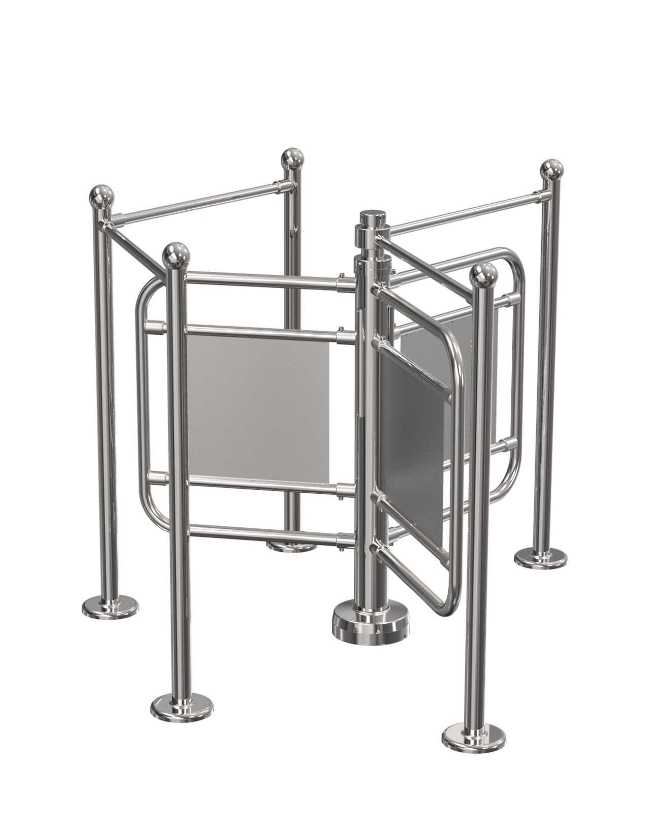 Роторный турникет «Р2М1/3 ХРОМ»