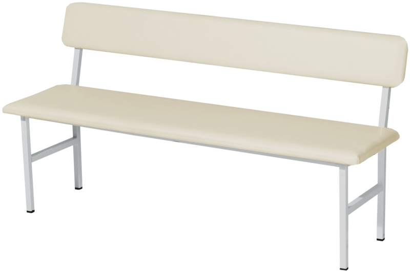 Банкетка медицинская со спинкой БМС-"МСК" (код МСК-240)