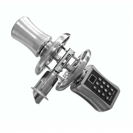 Дверная поворотная биометрическая ручка с замком защелкой Selock Knob F